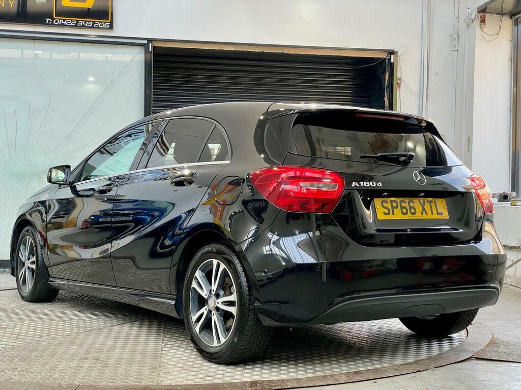 Mercedes-Benz A Class Hatchback 1.5 A180d Se Executive Euro 6 Ss SP66XTL Black #3