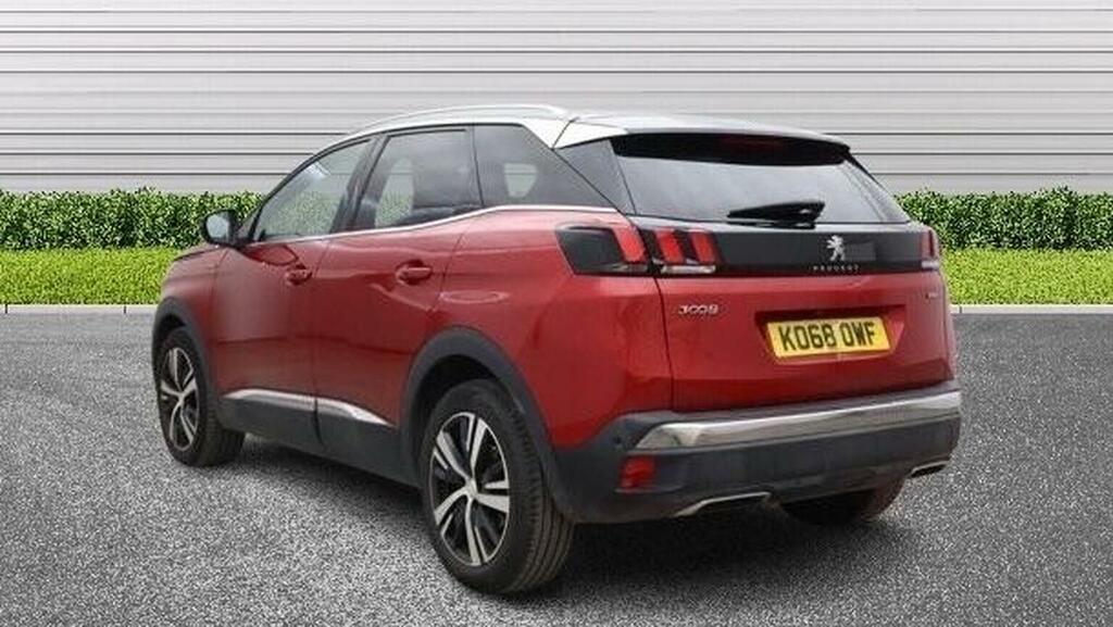 Peugeot 3008 1.5 Bluehdi Gt Line Eat Euro 6 Ss Red #4