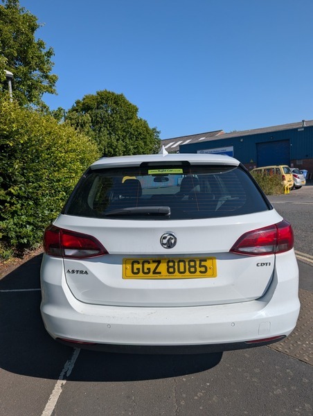 Vauxhall Astra Elite Nav Cdti White #6