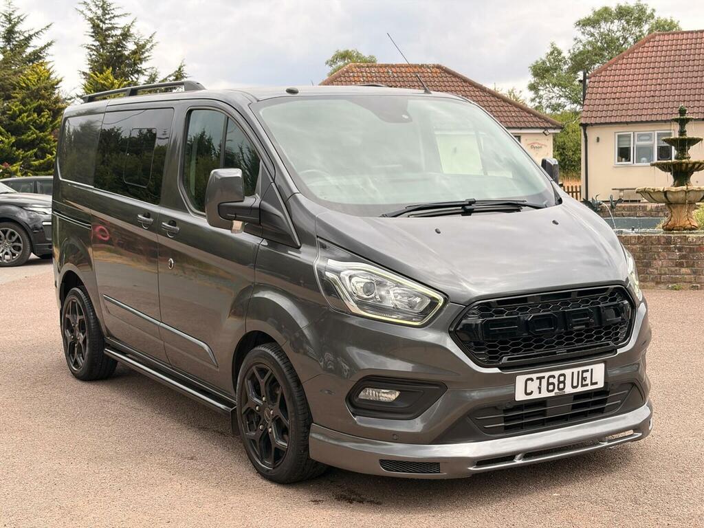 Ford Transit Custom Combi Van 2.0 320 Ecoblue Limited Crew Van L1 CT68UEL Grey #3