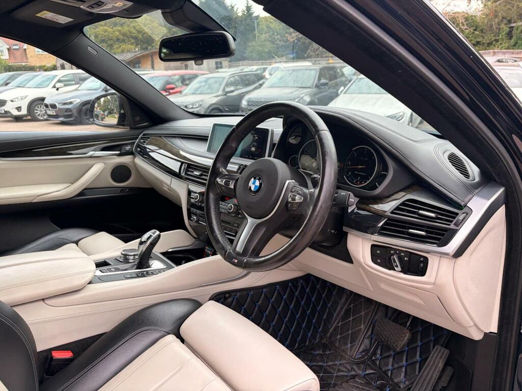 BMW X6 Xdrive M50d Black #10