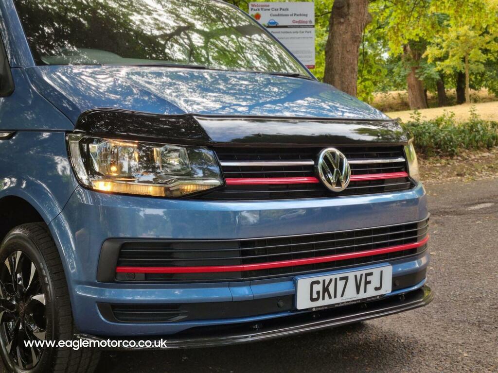 Volkswagen Transporter Shuttle Minibus 2.0 Tdi Bluemotion Tech Se Dsg Fwd Lwb Eur GK17VFJ Blue #4