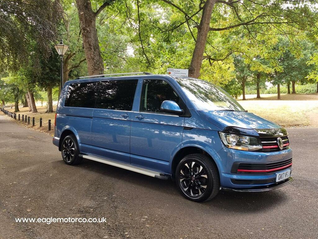 Volkswagen Transporter Shuttle Minibus 2.0 Tdi Bluemotion Tech Se Dsg Fwd Lwb Eur Blue