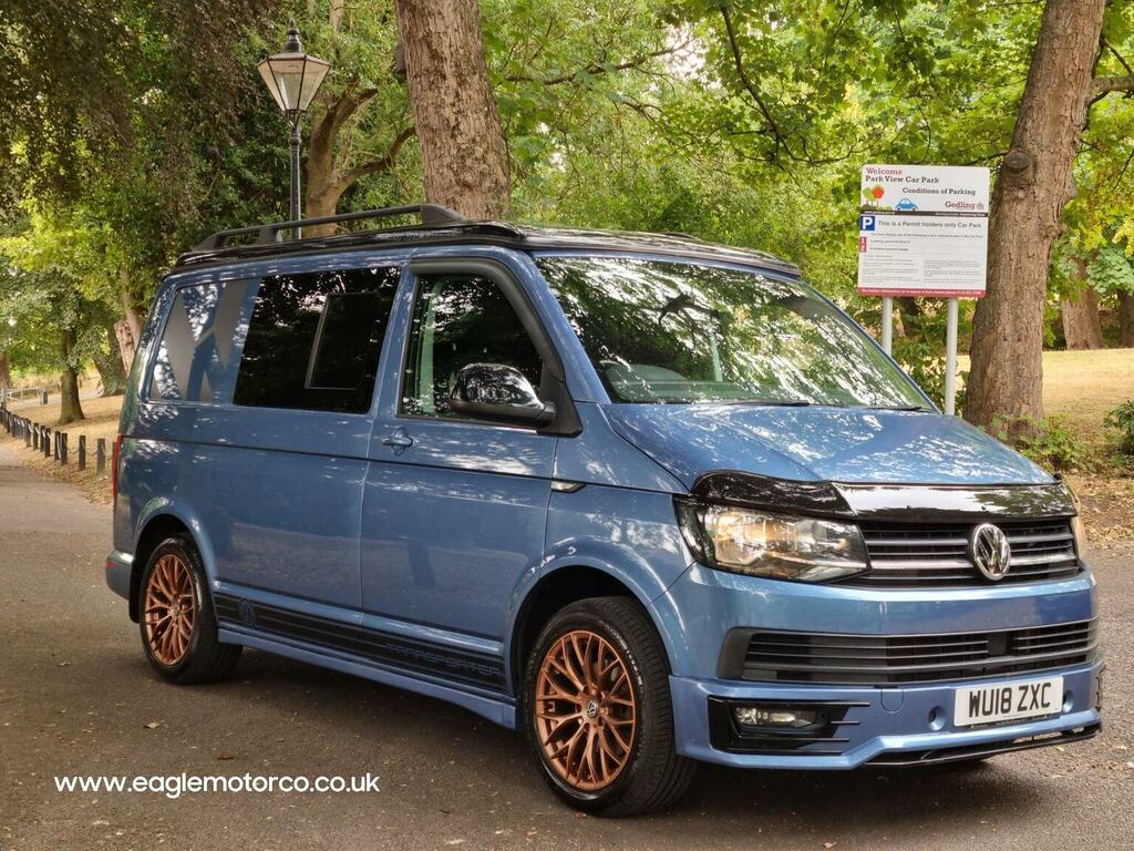 Volkswagen Transporter Panel Van 2.0 Tdi T28 Bluemotion Tech Highline Fwd WU18ZXC Blue #2