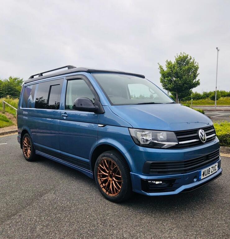 Volkswagen Transporter 2.0 Tdi T28 Bluemotion Tech Highline Fwd Swb Euro Blue #3