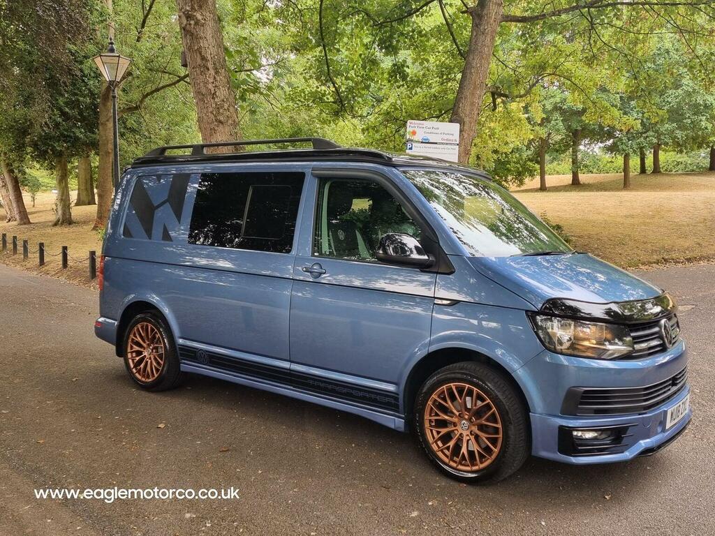 Volkswagen Transporter Panel Van 2.0 Tdi T28 Bluemotion Tech Highline Fwd WU18ZXC Blue #4