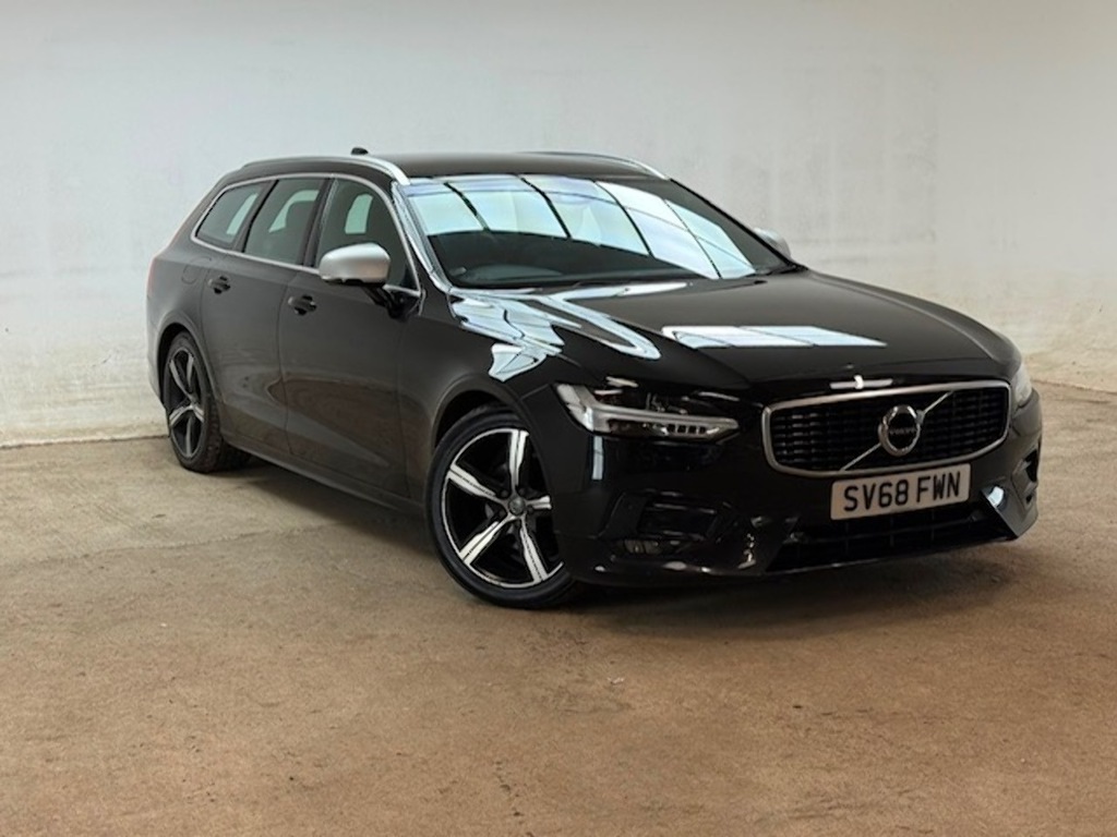 Volvo V90 D4 R-design U676 Ulez Black