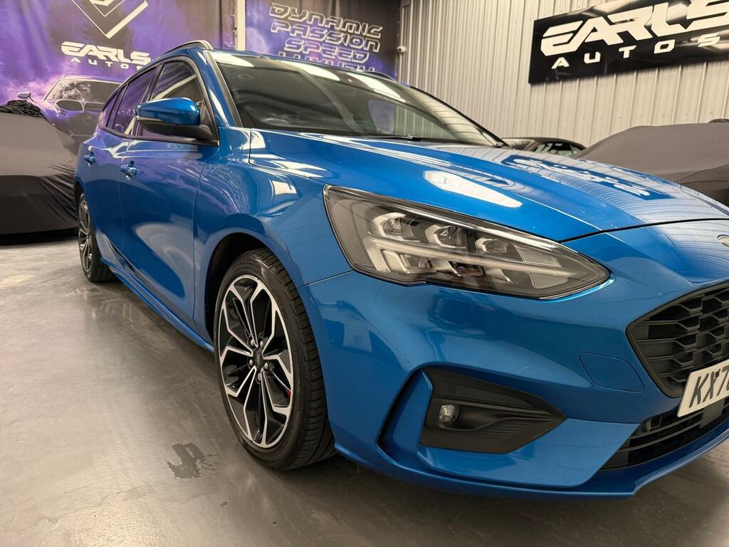 Ford Focus 1.5 Ecoblue St-line X Estate Euro KX70FMJ Blue #2
