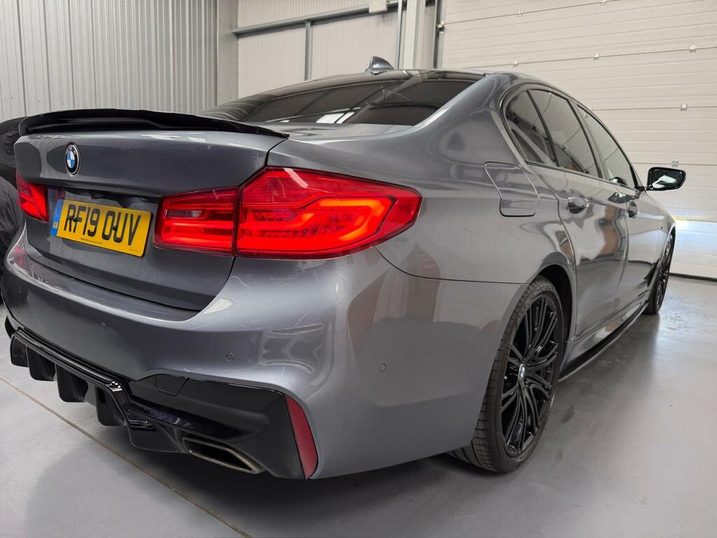 BMW 5 Series 3.0 530D M Sport Saloon Xdrive Eur RF19OUV Blue #6