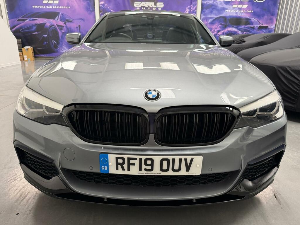 BMW 5 Series 3.0 530D M Sport Saloon Xdrive Eur RF19OUV Blue #3