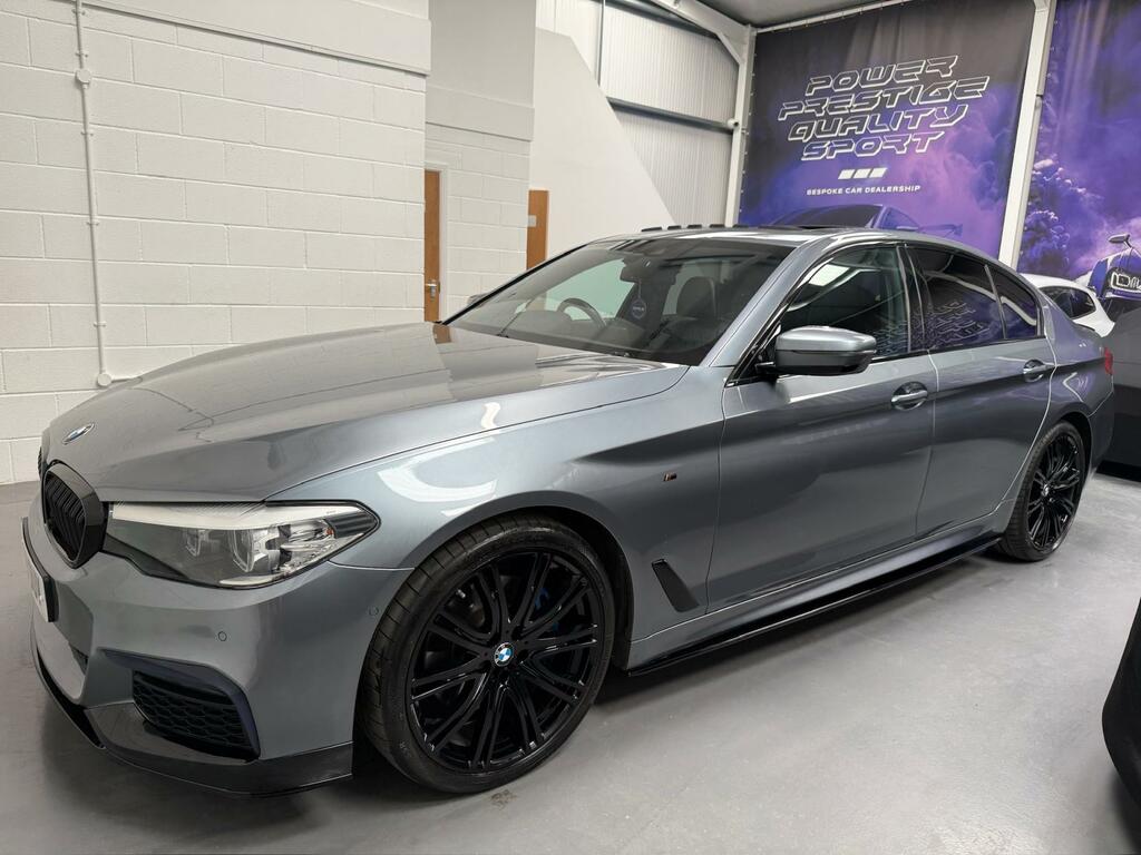 BMW 5 Series 3.0 530D M Sport Saloon Xdrive Eur RF19OUV Blue #5