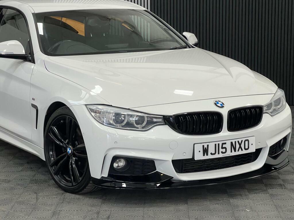 BMW 4 Series Gran Coupe Coupe 3.0 435D M Sport Xdrive Euro 6 Ss White #9