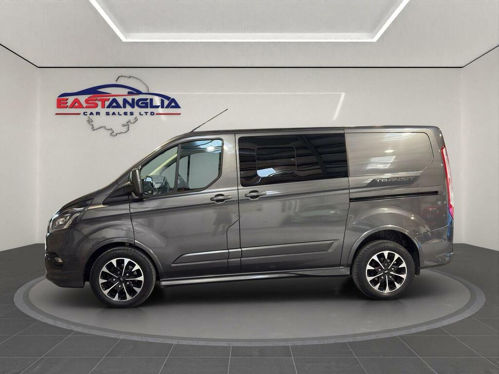 Ford Transit Custom Combi Van 2.0 320 Ecoblue Sport Crew Van L1 H LS20DLF Grey #2