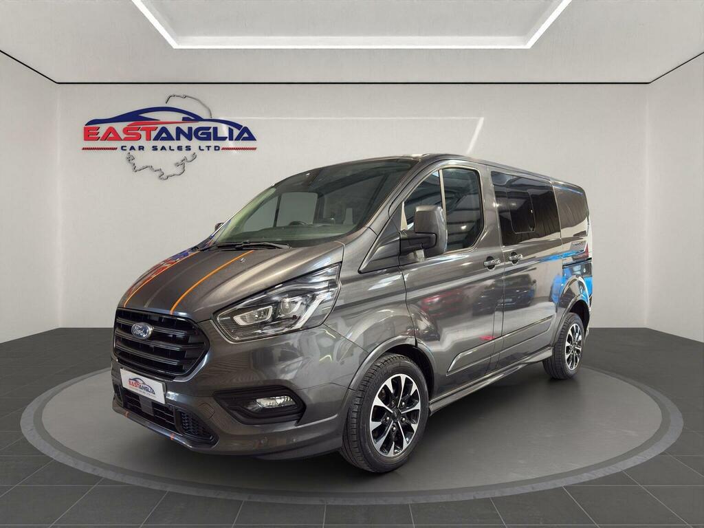 Ford Transit Custom Combi Van 2.0 320 Ecoblue Sport Crew Van L1 H Grey