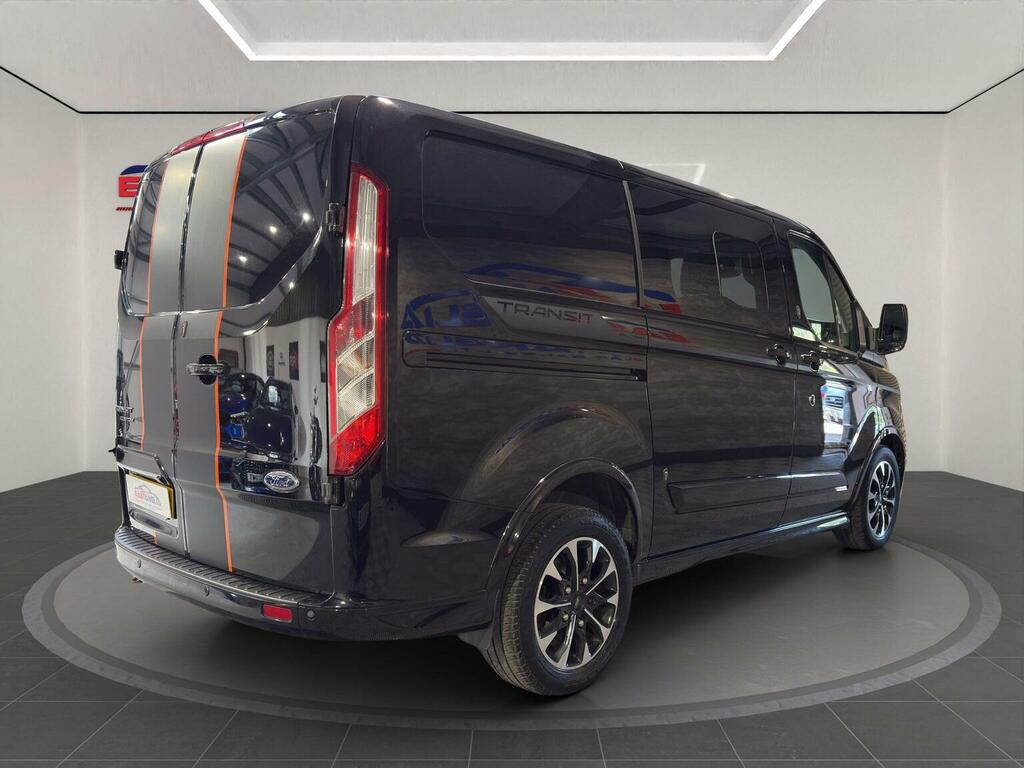 Ford Transit Custom Combi Van 2.0 320 Ecoblue Sport Crew Van L1 H AV21OCD Black #6