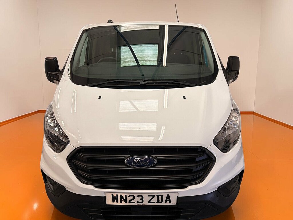 Ford Transit Custom 300 Ecoblue Leader U3120 Ulez WN23ZDA White #2