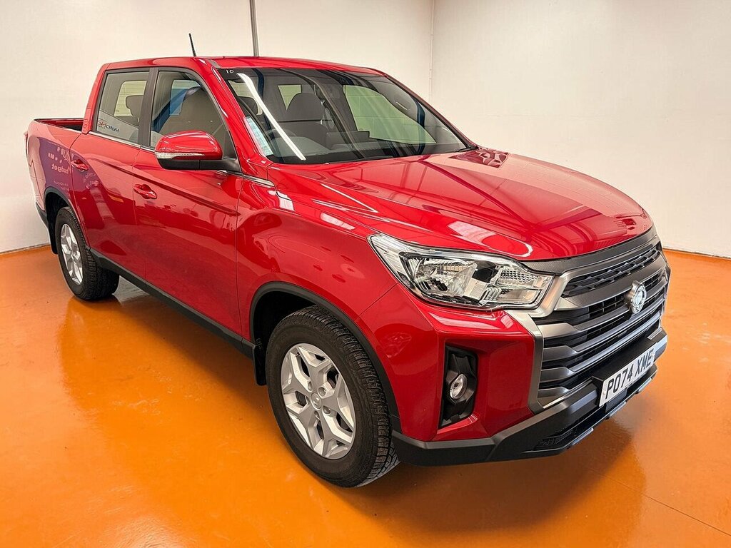 SsangYong Musso D Ex U3149 Ulez Red