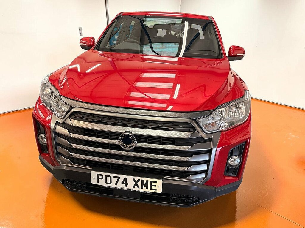 SsangYong Musso D Ex U3149 Ulez PO74XME Red #2
