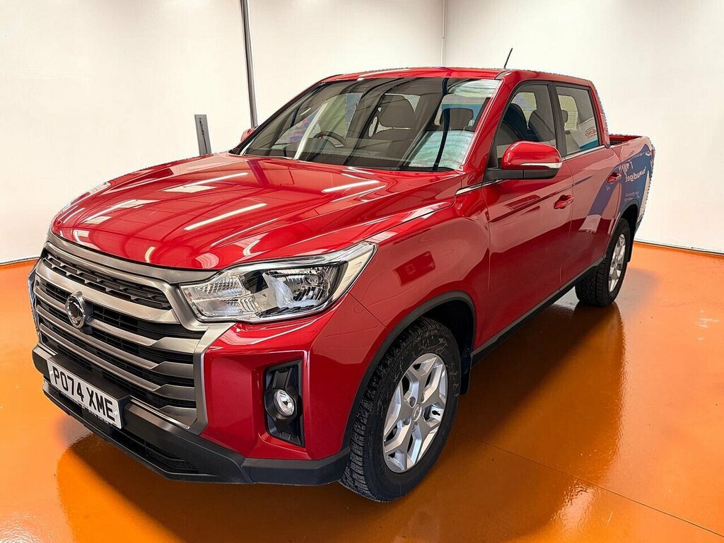 SsangYong Musso D Ex U3149 Ulez PO74XME Red #3