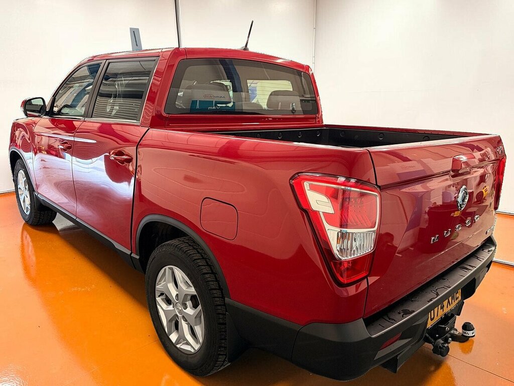 SsangYong Musso D Ex U3149 Ulez PO74XME Red #4