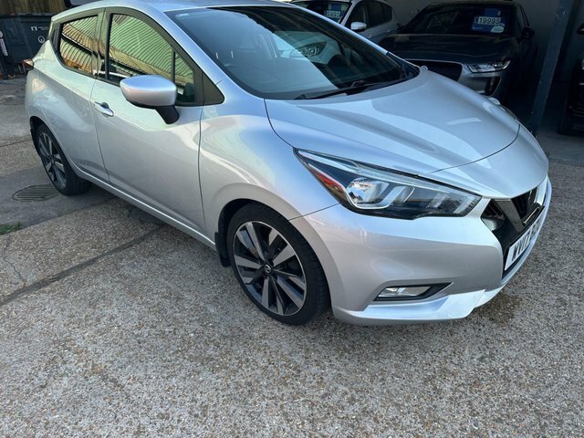 Nissan Micra 0.9 Ig-t Tekna Hatchback Euro 6 Silver #2