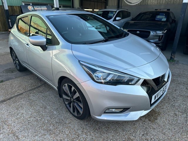 Nissan Micra 0.9 Ig-t Tekna Hatchback Euro 6 Silver #3