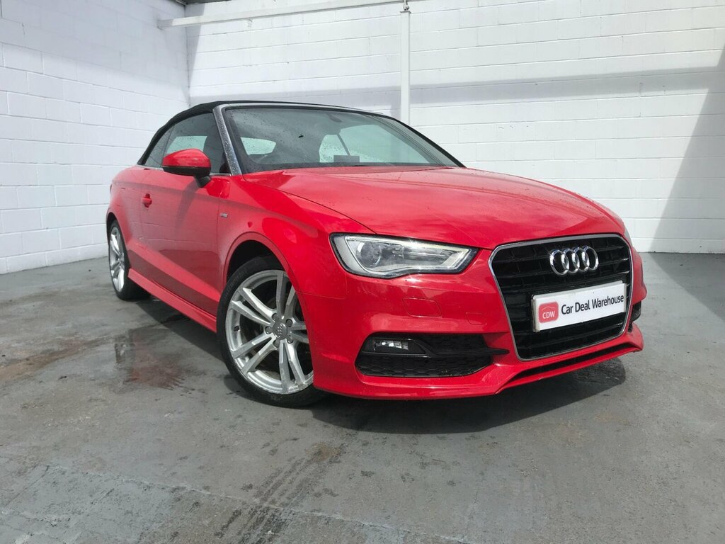 Audi A3 2.0 Tdi S Line Convertible Euro Red #3