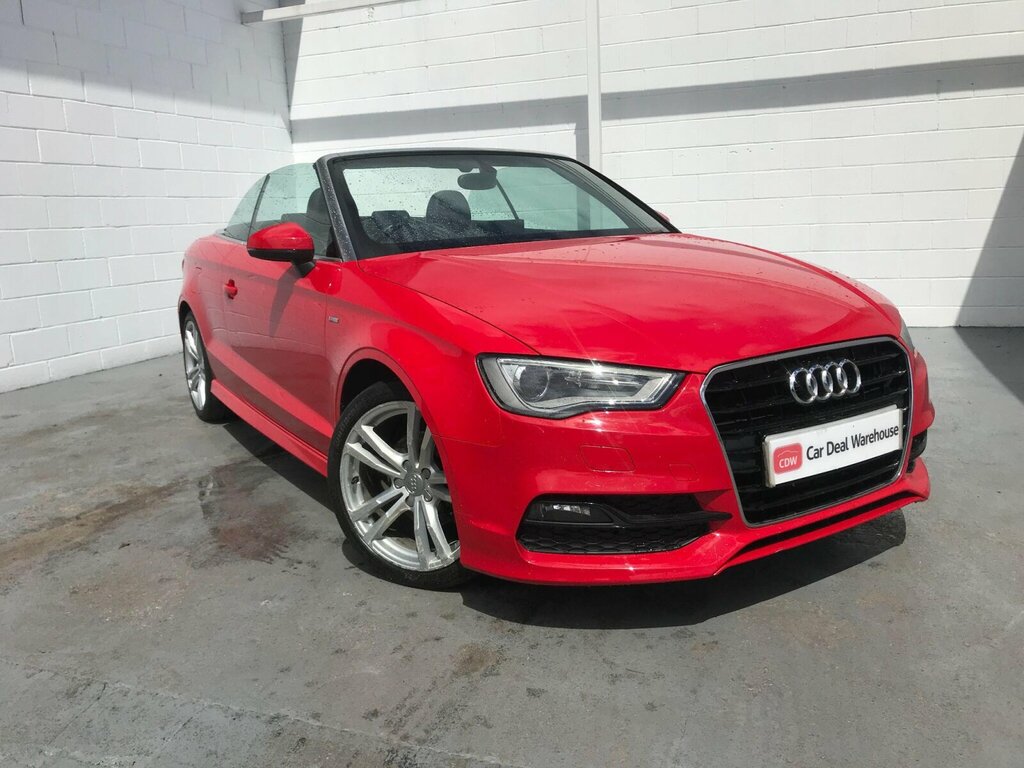 Audi A3 2.0 Tdi S Line Convertible Euro Red #5