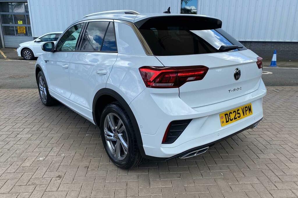 Volkswagen T-Roc 1.5 Tsi R-line Dsg DC25VPM White #3