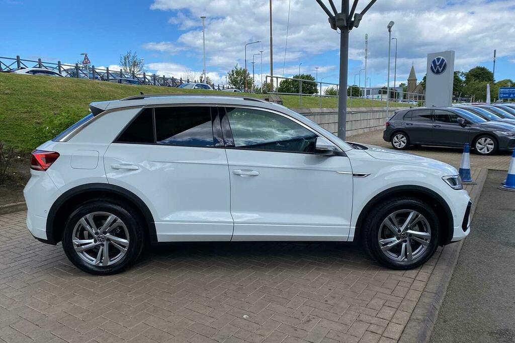 Volkswagen T-Roc 1.5 Tsi R-line Dsg DC25VPM White #4