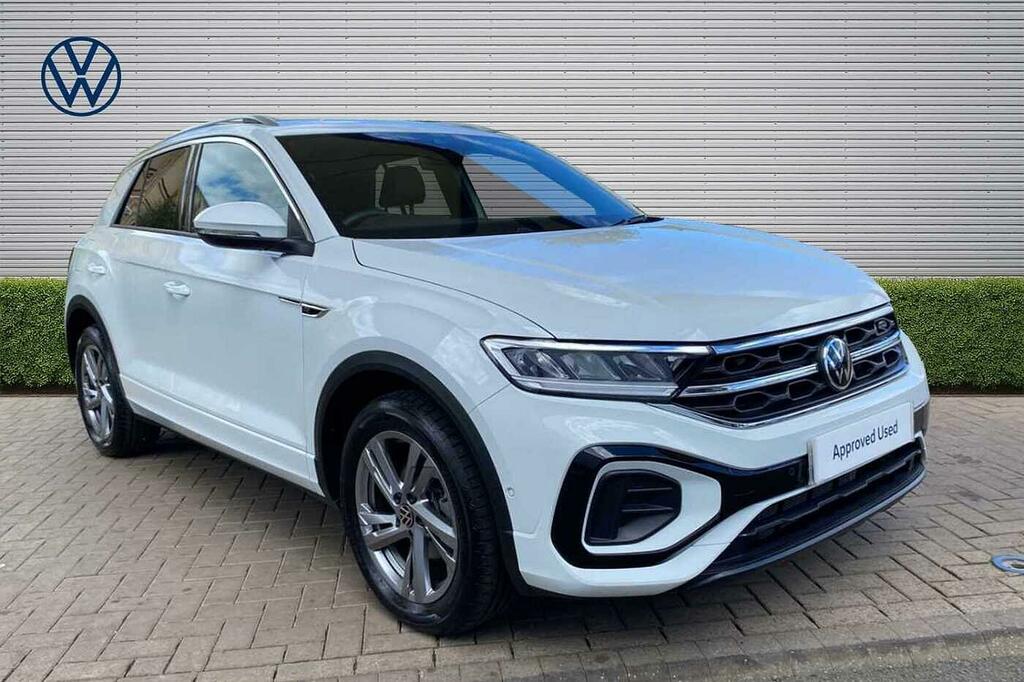 Volkswagen T-Roc 1.5 Tsi R-line Dsg DC25VPM White