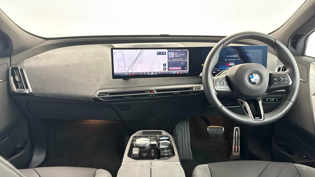 BMW iX Ix Xdrive60 M Sport YK25BMB White #4