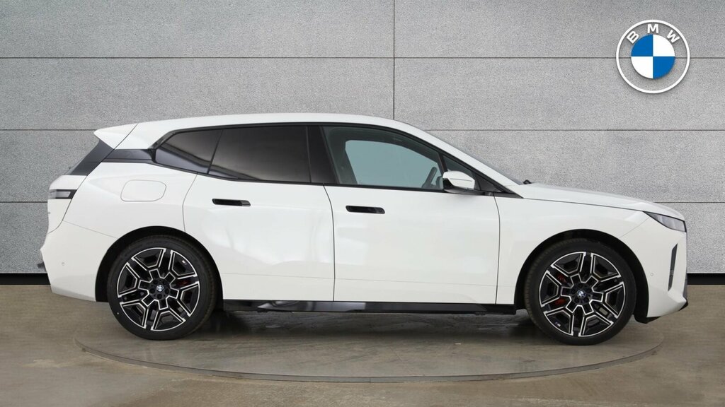 BMW iX Ix Xdrive60 M Sport YK25BMB White #3