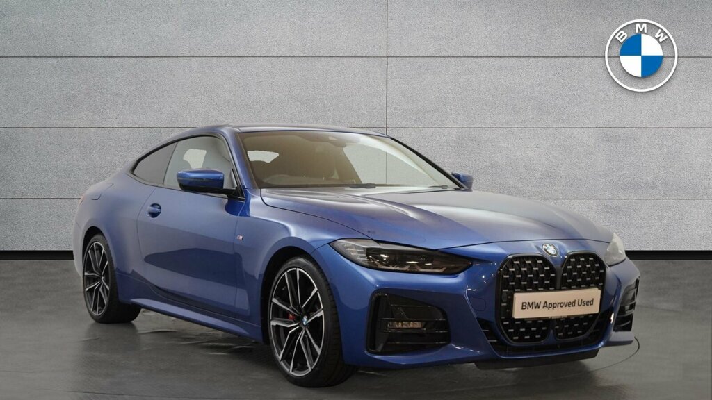 BMW 4 Series Gran Coupe 2.0 420D Mht M Sport Coupe Hybrid Blue