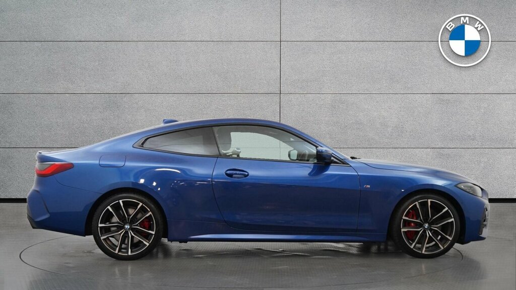BMW 4 Series Gran Coupe 2.0 420D Mht M Sport Coupe Hybrid Blue #3