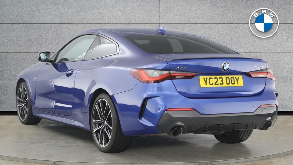BMW 4 Series Gran Coupe 420D Xdrive M Sport Coupe Blue #2