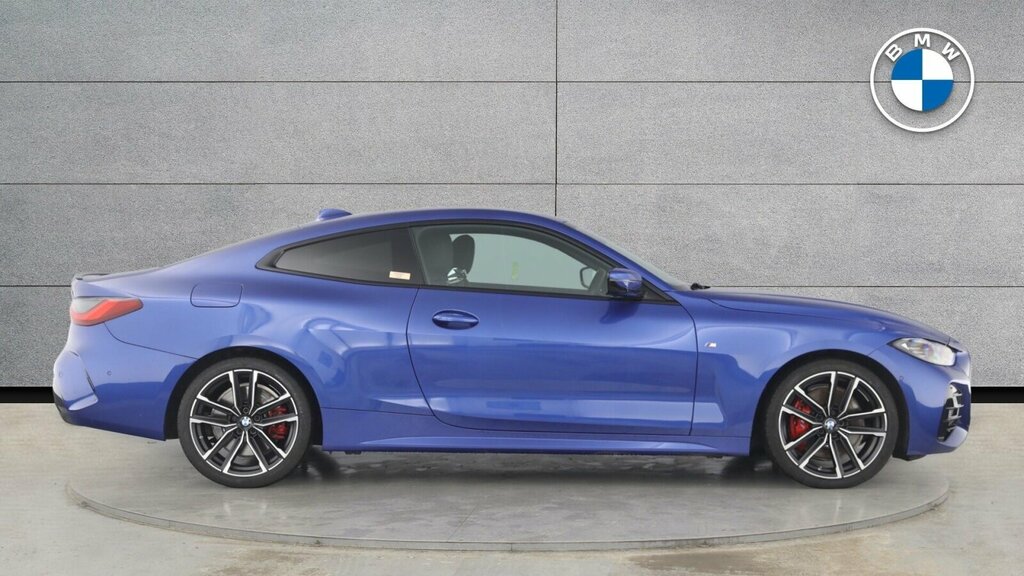 BMW 4 Series Gran Coupe 420D Xdrive M Sport Coupe Blue #3