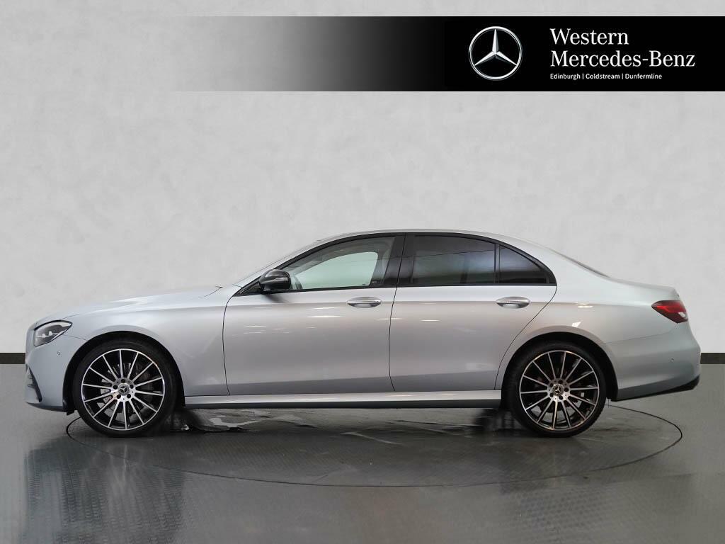 Mercedes-Benz E Class E 300 D 4Matic Amg Line Night Edition Premium Plus SN23UAJ Silver #4