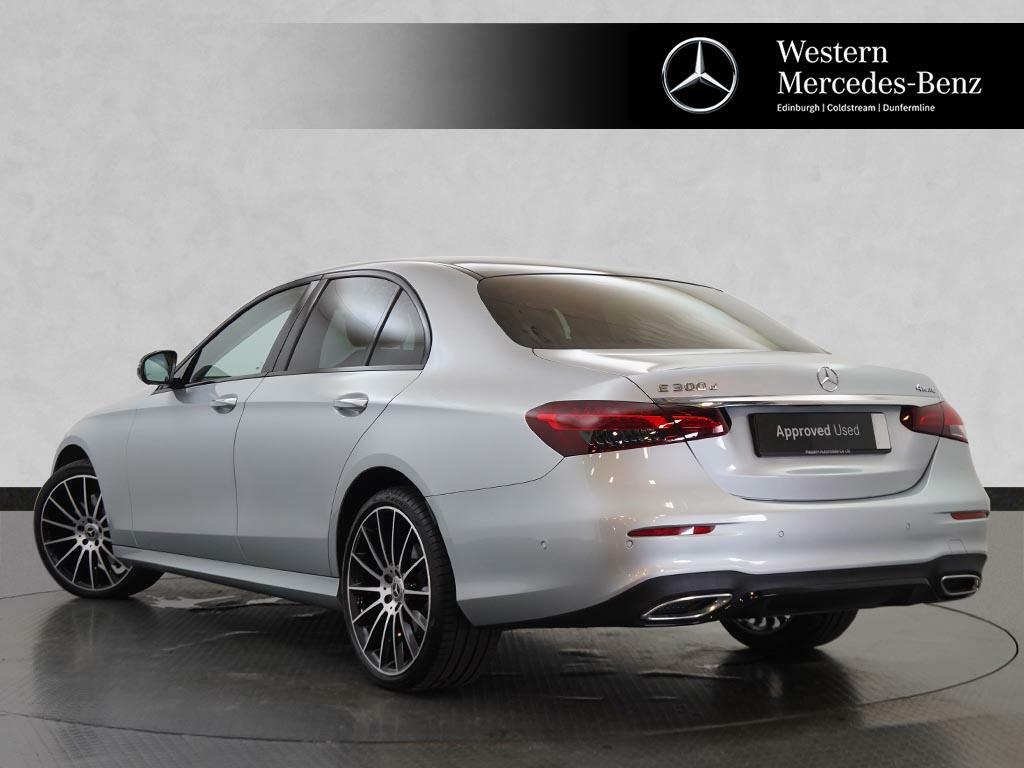 Mercedes-Benz E Class E 300 D 4Matic Amg Line Night Edition Premium Plus SN23UAJ Silver #3