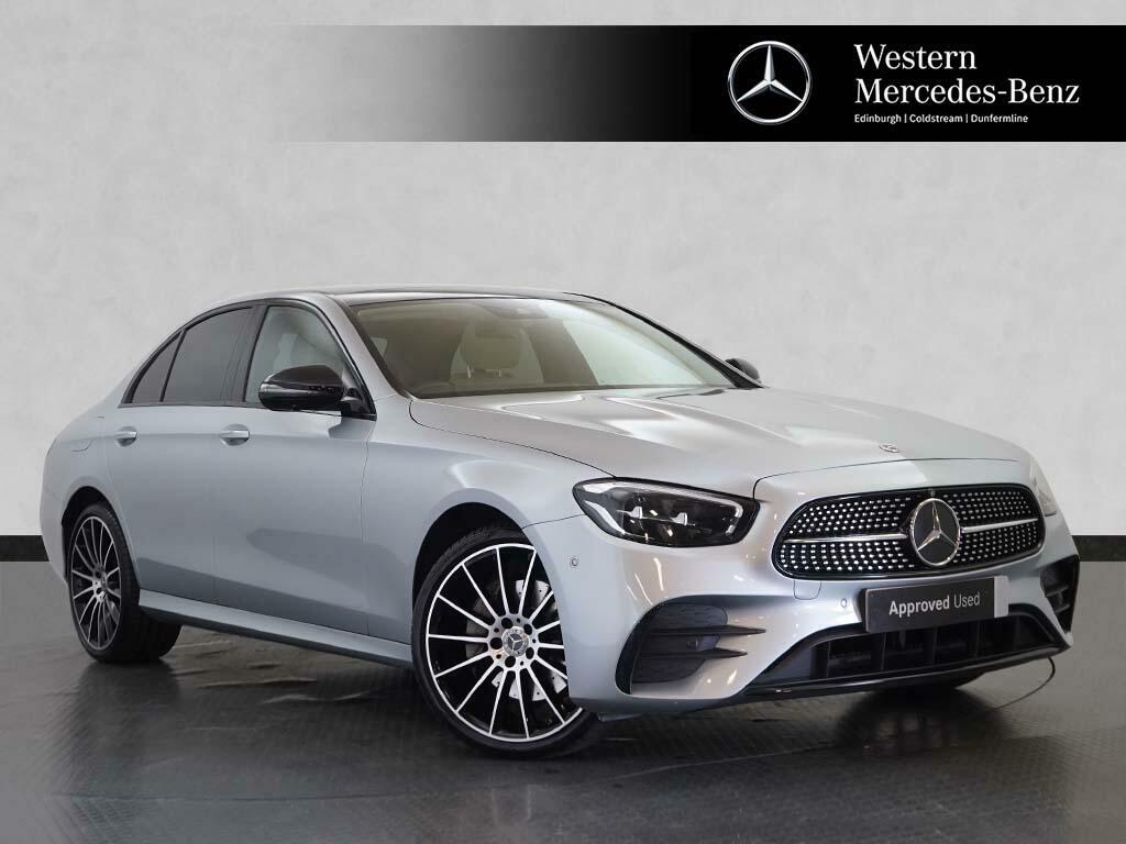 Mercedes-Benz E Class E 300 D 4Matic Amg Line Night Edition Premium Plus SN23UAJ Silver
