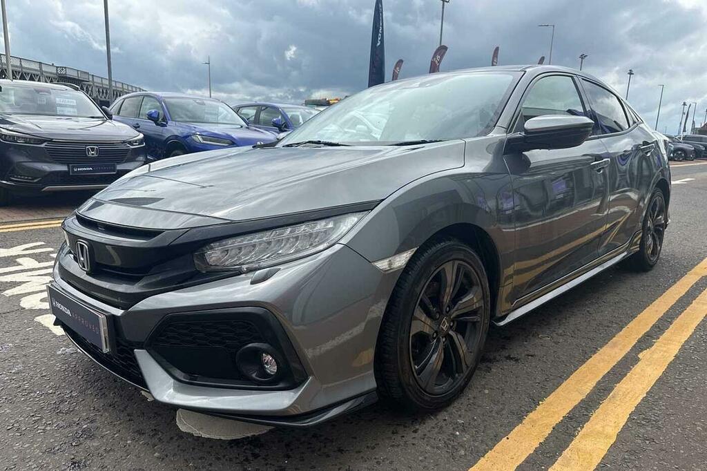 Honda Civic 1.0 Vtec Turbo Se Cvt Euro 6 Ss Silver #10