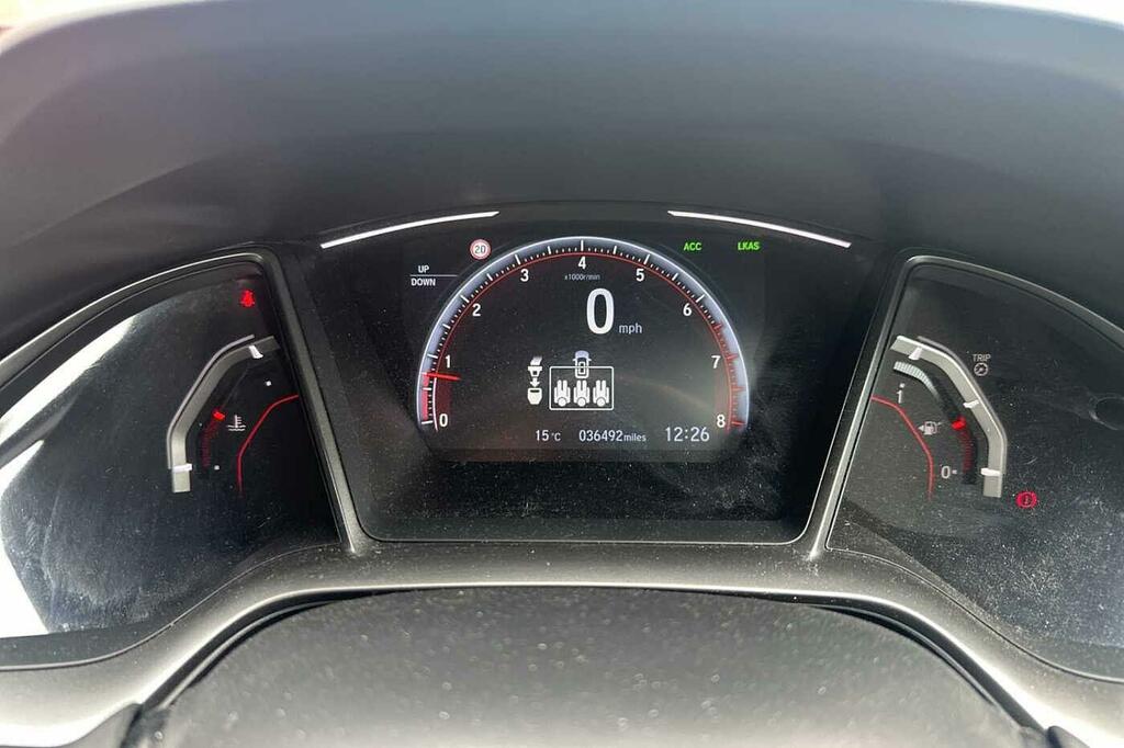 Honda Civic 1.0 Vtec Turbo Se Cvt Euro 6 Ss Silver #11