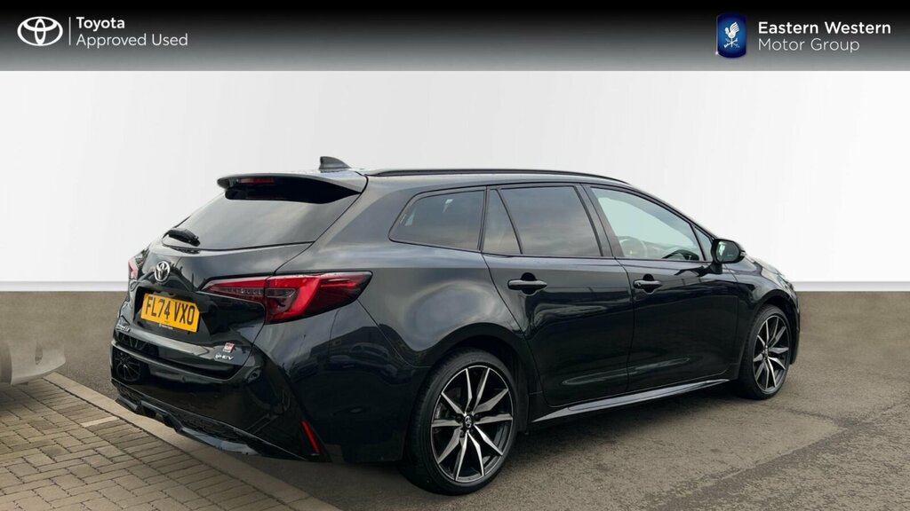 Toyota Corolla 1.8 Vvt-h Gr Sport Touring Sports Cvt Euro 6 Ss Black #2