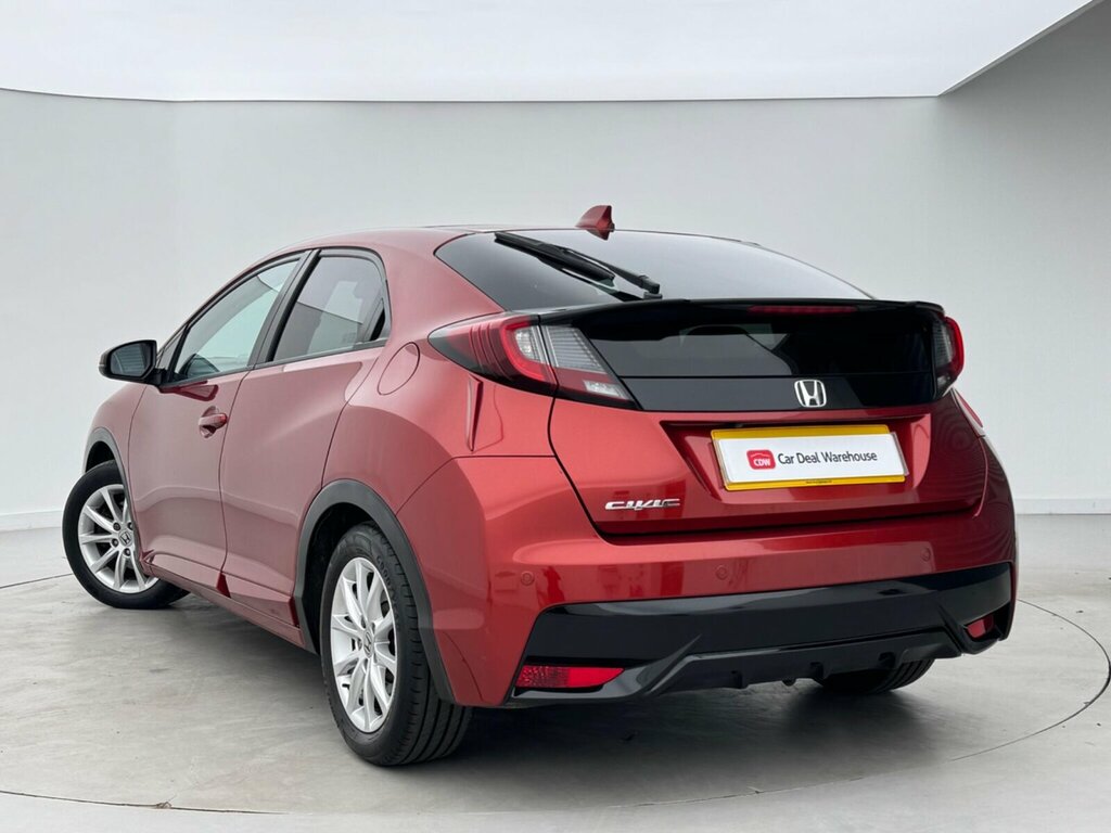 Honda Civic 1.6 I-dtec Sr Euro 5 Ss Red #3