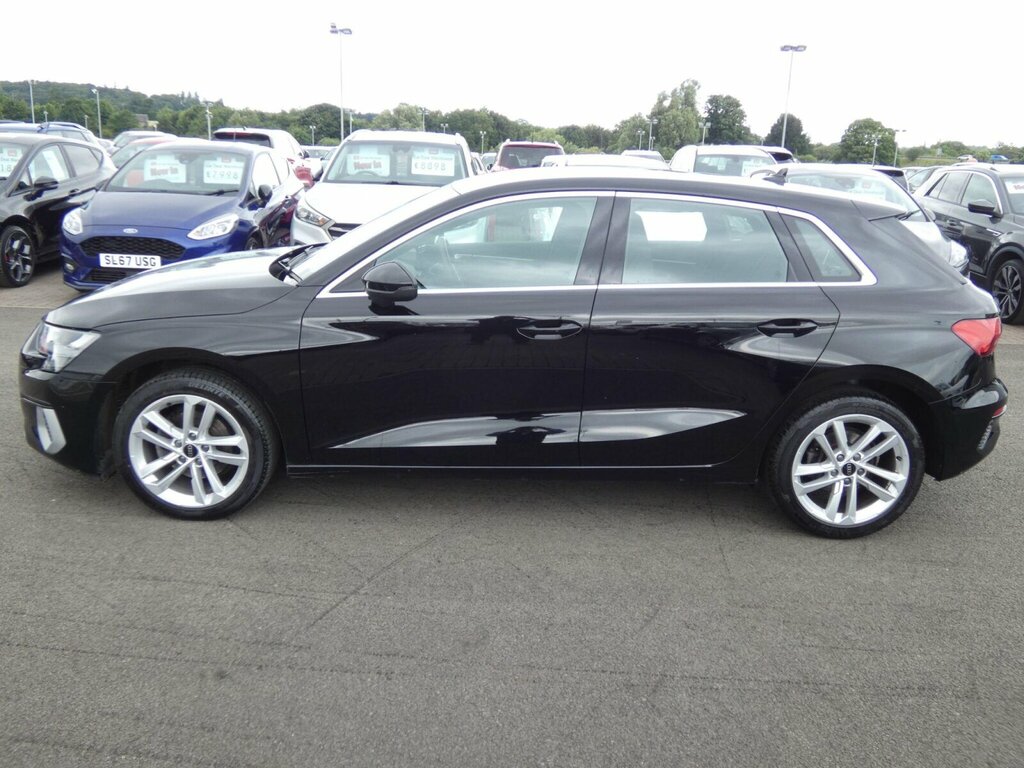 Audi A3 1.5 Tfsi 35 Sport Sportback Euro 6 Ss SN73CCB Black #4