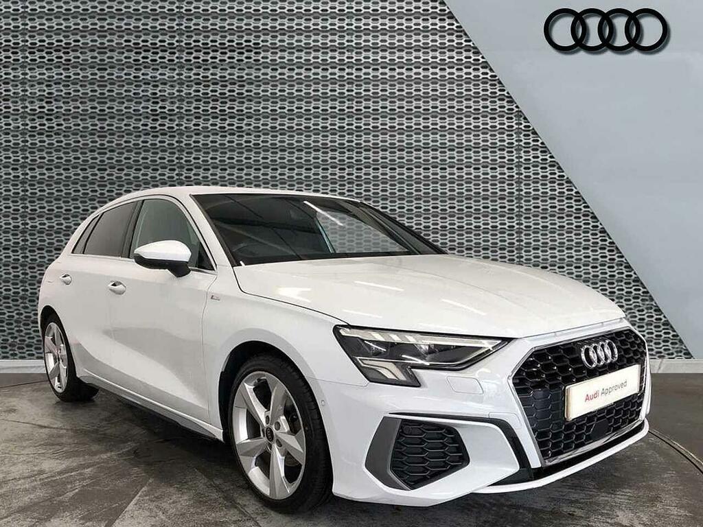 Audi A3 S Line 30 Tfsi 110 Ps S Tronic White