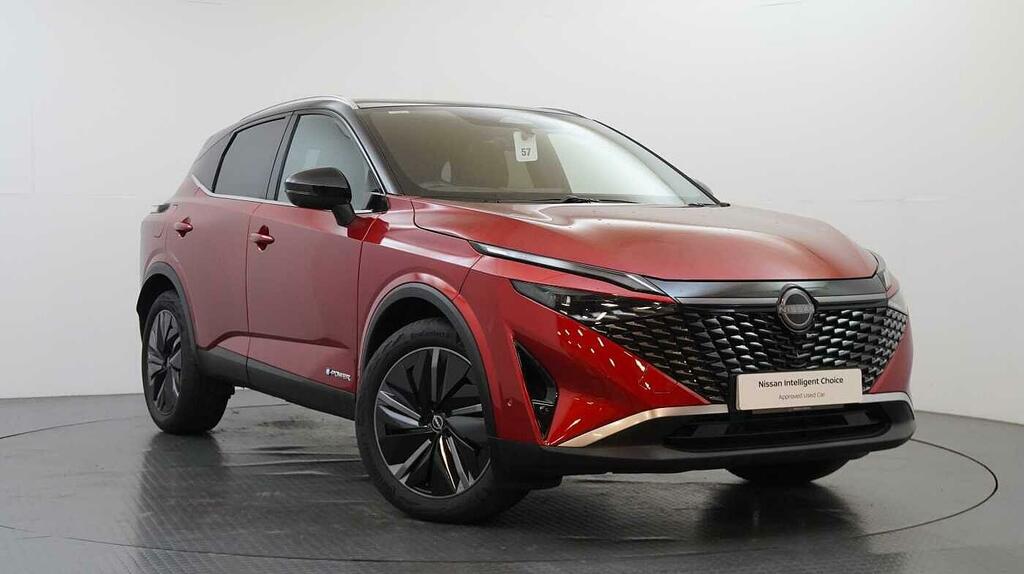 Nissan Qashqai 1.5 190 E-power Tekna With Panoramic Glass Ro Red