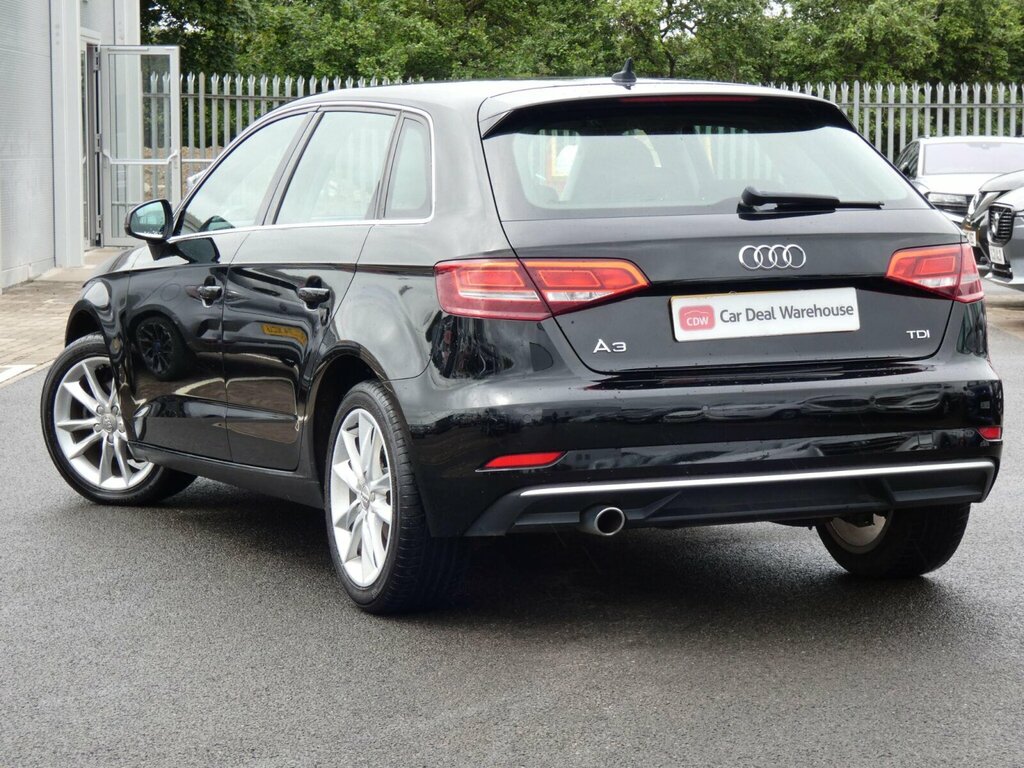 Audi A3 1.6 Tdi Sport Sportback Euro 6 Ss Black #2