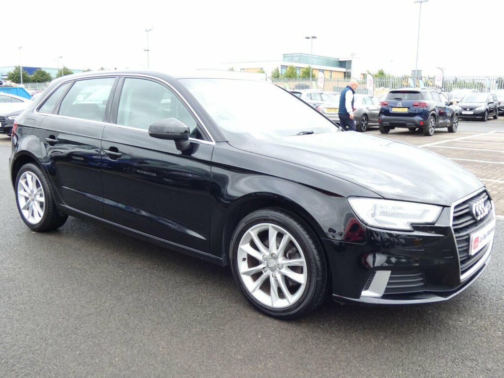 Audi A3 1.6 Tdi Sport Sportback Euro 6 Ss Black #3
