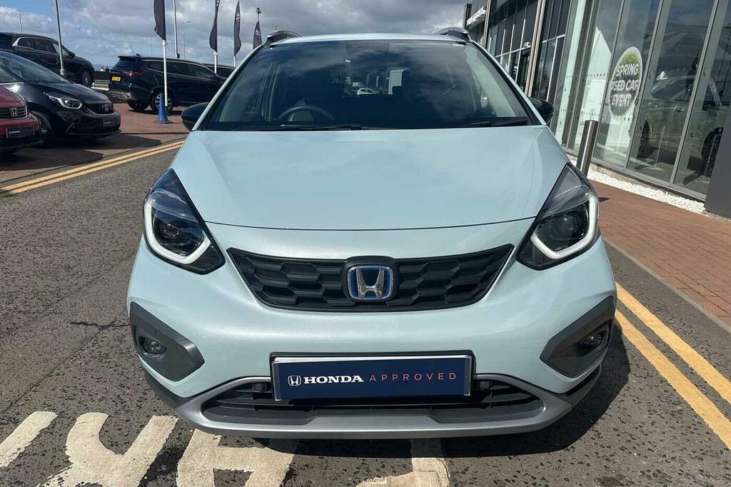 Honda Jazz 1.5 I-mmd Hybrid Crosstar Advance Ecvt Blue #6